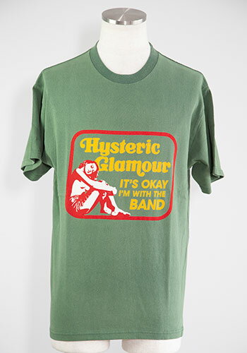 送料無料 トップス HYSTERIC GLAMOUR ヒステリックグラマー HG AFFAIR Tシャツ / グリーン 返品交換不可(4)