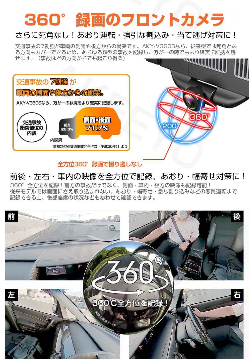 【期間限定ポイント20倍】AKEEYO全方位同時録画ドライブレコーダーミラー型11.88インチ前後カメラ超広角SONYセンサー車内用信号機対応GPS搭載