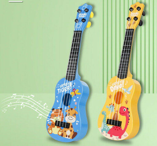 【送料無料】おもちゃ ウクレレ 楽器玩具 音楽 音の出るおもちゃ 楽器 楽器のおもちゃ 玩具 知育 初心者 子供用 誕生日 3歳 4歳 5歳 オモチャ ベビー 男の子 男 女の子 女 子供 おもちゃ 幼児 誕生日プレゼント 出産祝い プレゼント 3