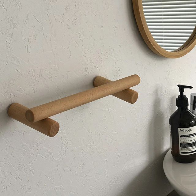 ブナ タオルハンガー 無垢材 ウッド【Ease easy】