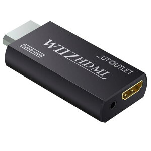 AUTOUTLET Wii to Hdmi ץ С Wii2HDMI ץ ӥǥ 3.5mmǥ 720p/1080pб NtdWiiǥץ쥤⡼ɤб HD HDTV ץ NintendoWiiȸߴ 