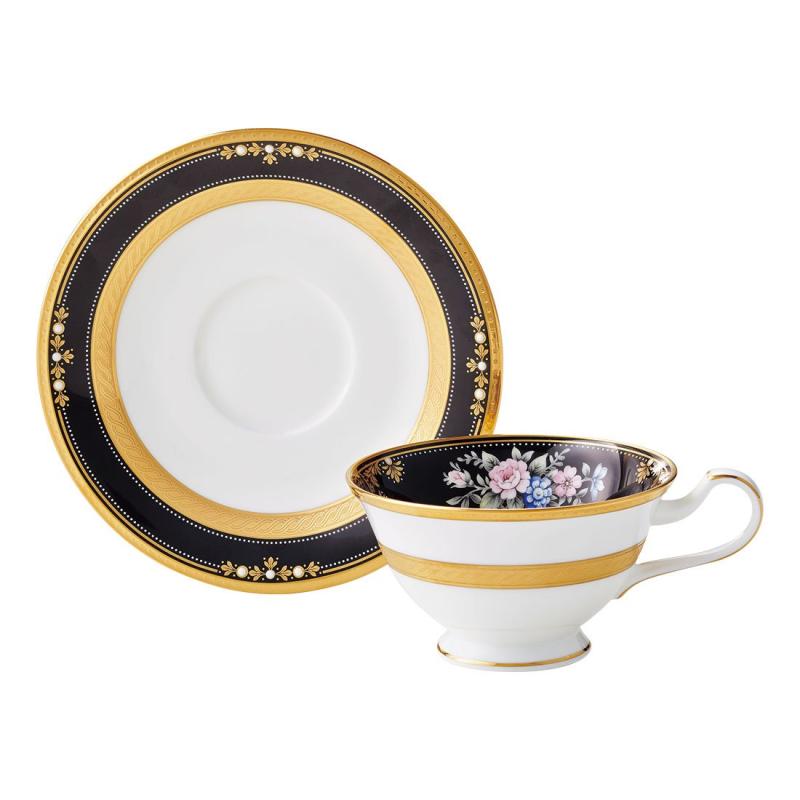 ノリタケ(Noritake) イブニングマジェスティ カップ&amp;ソーサー