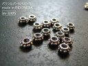 【sv-3305/シルバー925製】バリパーツ|ビーズ(5-5.2mm)/3ヶ★バリ島から直輸入!