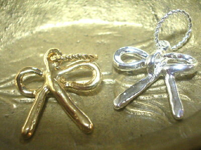 きらきらチャーム:リボン/1ヶ★まとめ買いがお得