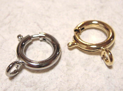 樂天商城 - 【引輪 (金色・銀色）】サイズ・14mm／2ヶ／手芸用留め具