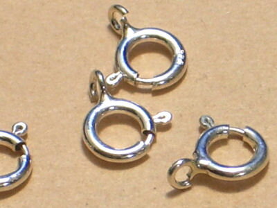 【引輪6mm／シルバー925製】2ヶ／手芸用留め具