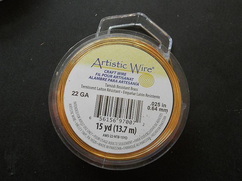 樂天商城 - 【巻／ノンターニッシュブラス／22g】アーティスティックワイヤー22ゲージ（約0.64mm)／巻販売 (長さ:約13.72m)(手芸ワイヤー／クラフトワイヤー)▲12/17【シルバーてんてん】アクセスランキング10位▲