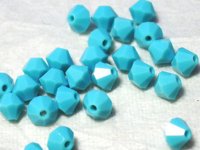 クリスタライズ(スワロフスキー)/5301-6ミリ/ターコイズ（5ヶ）