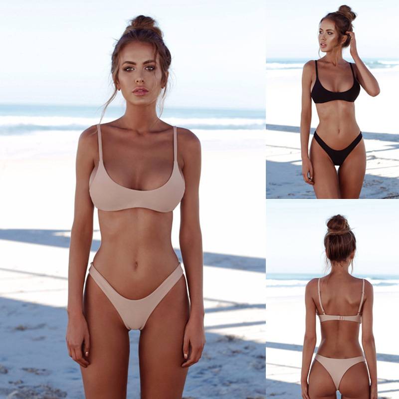 2 上下セット 2XL XL L M S ブラック ピンクベージュ オレンジ レッド グリーン グレー ホワイト 7色 レディース 水着