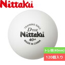 卓球 ボール 【Nittaku】ニッタク トレ球(40mm) Dトップトレ球 10ダース NB1520 専門店 通販