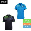 卓球 ウェア Tシャツ アンドロ アヴォスウーマン 301021198 ブルー 【andro】 卓球専門店 通販(4)