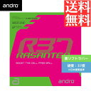 【送料無料 メール便】 卓球 卓球ラバー 裏ソフト アンドロ RASANTER R37 112286-BK 初心者 中級者 上級者 【andro】 卓球専門店 ...