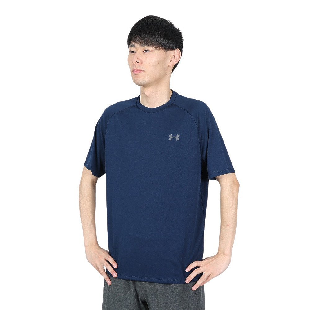 樂天商城 - UAテック ショートスリーブTシャツ2.0 トレーニング 1358553 ADY/GPH AT カットソー