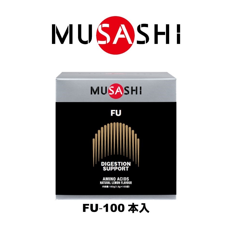 【5/15まで！ポイント最大10倍】ムサシ MUSASHI FU フー(ザ・ターニング・ポイント) スティック 1.8g×100本入 L-トレオニン グリシン L..