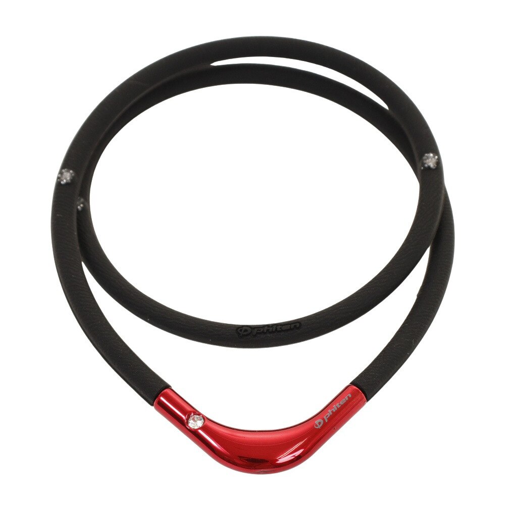 樂天商城 - ファイテン RAKUWA 磁気チタンネックレス S-2 45cm BK/RD45 0221TG861252 通販