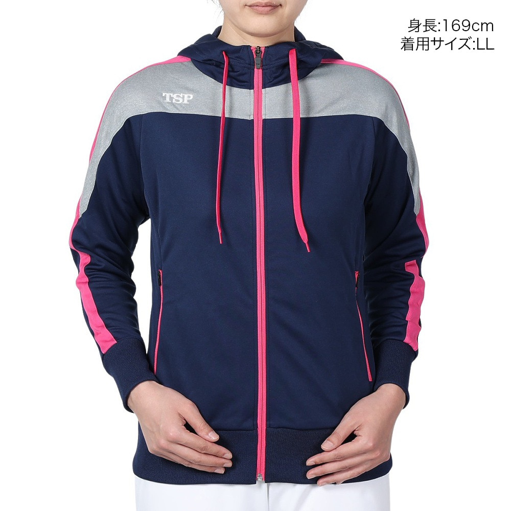 卓球用品専門店 TEN ALLテンオールの卓球 LJ183ジャケット 033877 0100 速乾【TSP-卓球ウェア】 通販 卓球ウエア｜アングル2