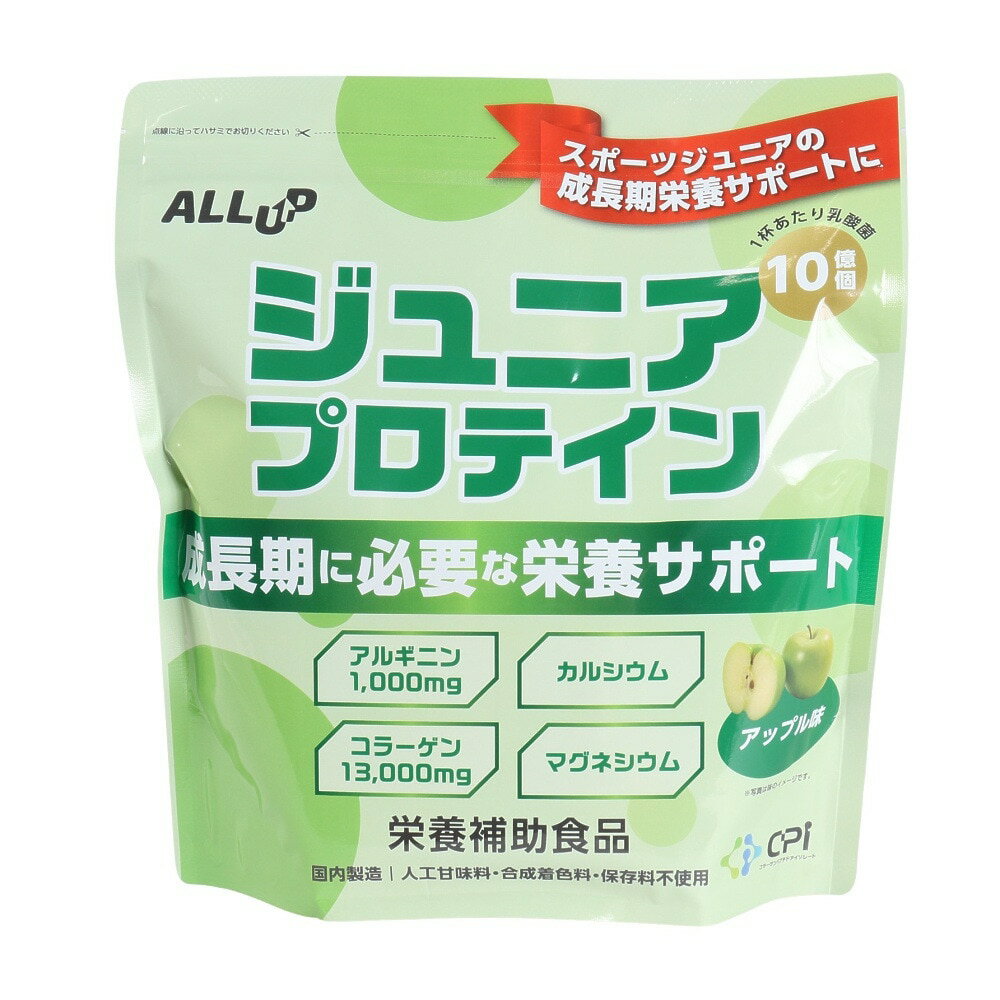 Rakuten - アップル味 600g 約30回分 ALLUP ジュニアプロテイン GWM32TK018