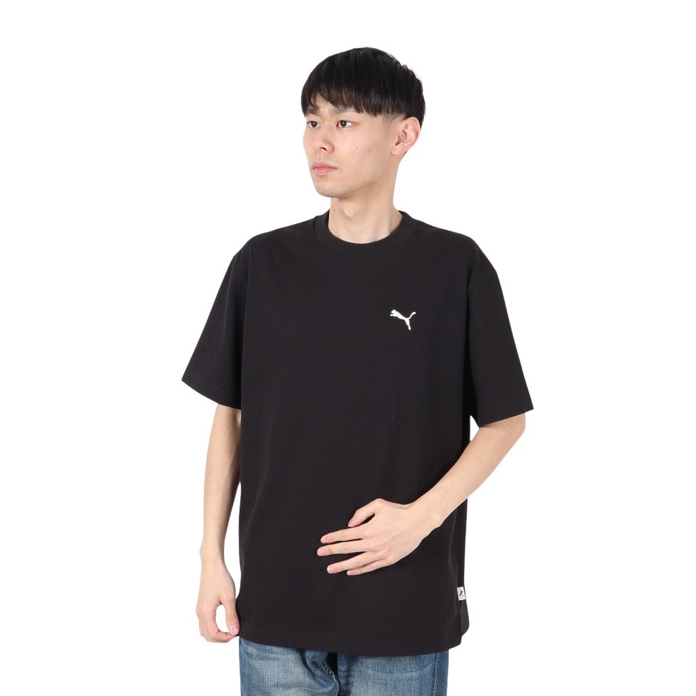 Rakuten - MWQ HOG 半袖Tシャツ VEGE 633126 01 BLK