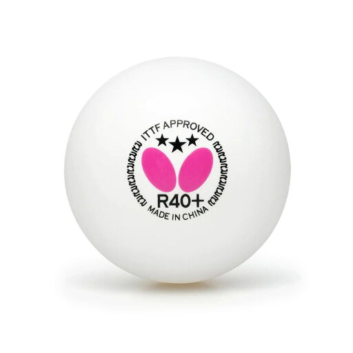 卓球 ボール 試合球(40mm) バタフライ スリースターボールR40+ 3個入り 95820-270 【Butterfly】 卓球専門店 通販 卓球 ボール 試合球(40mm) バタフライ スリースターボールR40+ 3個入り 95820-270 【Butterfly】 卓球専門店 通販
