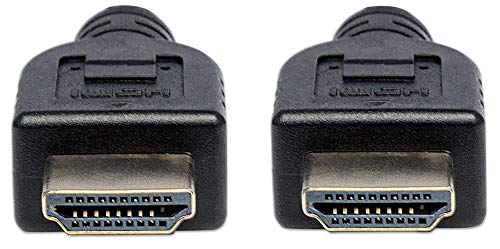 ［Manhattan］インウォール CL3 高速 HDMI ケーブル & イーサネット HDMI (オス) - (オス) シールド加工 Black(ブラック) 1m (3 ft.) 353922 3