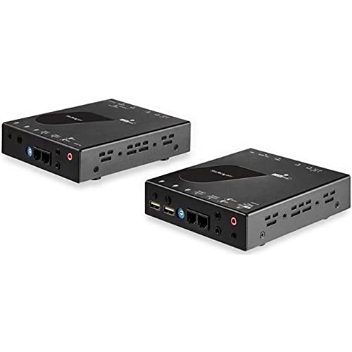 StarTech.com HDMI KVMエクステンダ/HDMI 2.0 & USB 延長器/4K30Hz/100m延長(LANケーブル使用)/コンソール延長器キット SV565HDIP