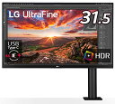 色：black LG エルゴノミクス スタンド モニター ディスプレイ 32UN880-B 31.5インチ/4K/HDR/IPS非光沢/USB Type-C,HDMI*2、DP/FreeSyn..