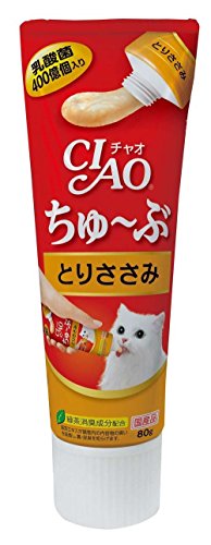 セット販売 CIAOちゅーる ちゅ*ぶ とりささみ 80g*6本