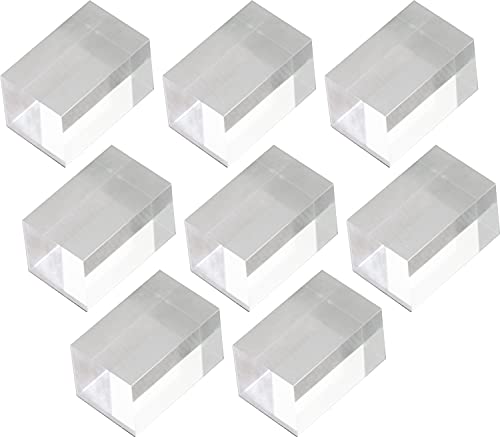 オーディオファン アクリルキューブ 3cm * 3cm * 5cm 長方形 アクリル キューブ 装飾 ディスプレイ 展示台 撮影小物 アクリル樹脂ブロック クリア 8個