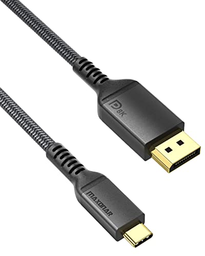 【クーポン最大10%OFF】サイズ：2m 8K USB Type C DisplayPort ケーブル 1.4 変換 2M Thunderbolt 4 3 DP ケーブル 8K＠60Hz(7680x4320) 4K@144Hz 2K@240Hz タイプC TO ディスプレイポート ipad mini 6(2021) M2 M1 MacBook Air Pro 2022-2017/ iPad Pro/Dell xps対応