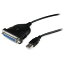 1.8m StarTech.com USB - ѥ(D-Sub 25ԥ) ץѴ֥ 1.8m USB A - DB25(IEEE1284) /᥹ ICUSB1284D25