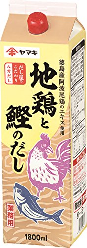 ヤマキ N八方だし地鶏と鰹のだし 1.8L紙パック