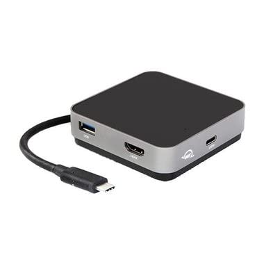 色：Gen2 - Space Grey OWC USB-C トラベルドック、USB3.1を含む5ポート、HDMI、SDカード、100W パワーパススルー、スペースグレー