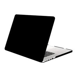 色：ブラック MOSISO 適用機種 MacBook Pro Retina 15 インチ A1398 専用 (2015-2012) プラスチック ハードケース 薄型 耐衝撃 保護 シェルカバー (ブラック)