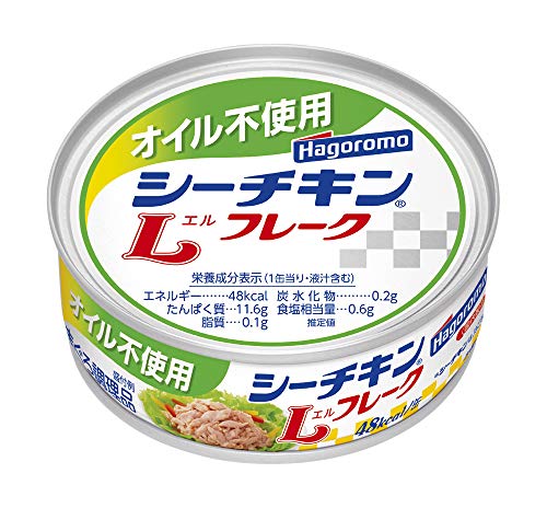 はごろも オイル不使用シーチキンLフレーク 70g (0268) *24個