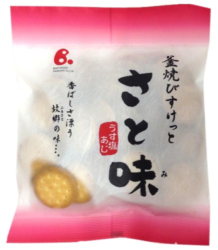 内容量:150g*12袋 カロリー:(100g当り)エネルギー468kcal 原材料:小麦粉、砂糖、植物油脂、ショートニング、果糖ぶどう糖液糖、加糖練乳、食塩、膨脹剤、酸化防止剤(V.E) 商品サイズ(高さ*奥行*幅):149mm*315mm*280mm 原産国:日本 商品紹介 昔懐かしいお菓子を食べている様な商品です。 一枚食べたら止まらなくなり、故郷を思い出すような味に仕上げました。 袋を振るとどこか“おいしいそうな音"がします。 他社にもない、和風なパッケージが特徴です。 卵を含む製品と共通の設備で製造しています。 栄養成分 栄養成分表示(100gあたり)エネルギー468kcalたんぱく質7.1g脂質17.0g炭水化物71.3gナトリウム210mg 原材料・成分 小麦粉、砂糖、植物油脂、ショートニング、果糖ぶどう糖液糖、加糖練乳、食塩、膨脹剤、酸化防止剤(V.E) ご注意（免責）*必ずお読みください 直射日光・高温多湿をお避けください。 続きを見る