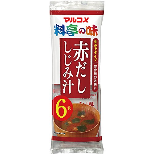 マルコメ 生みそ汁 料亭の味 赤だし しじみ 即席味噌汁 6食*12袋