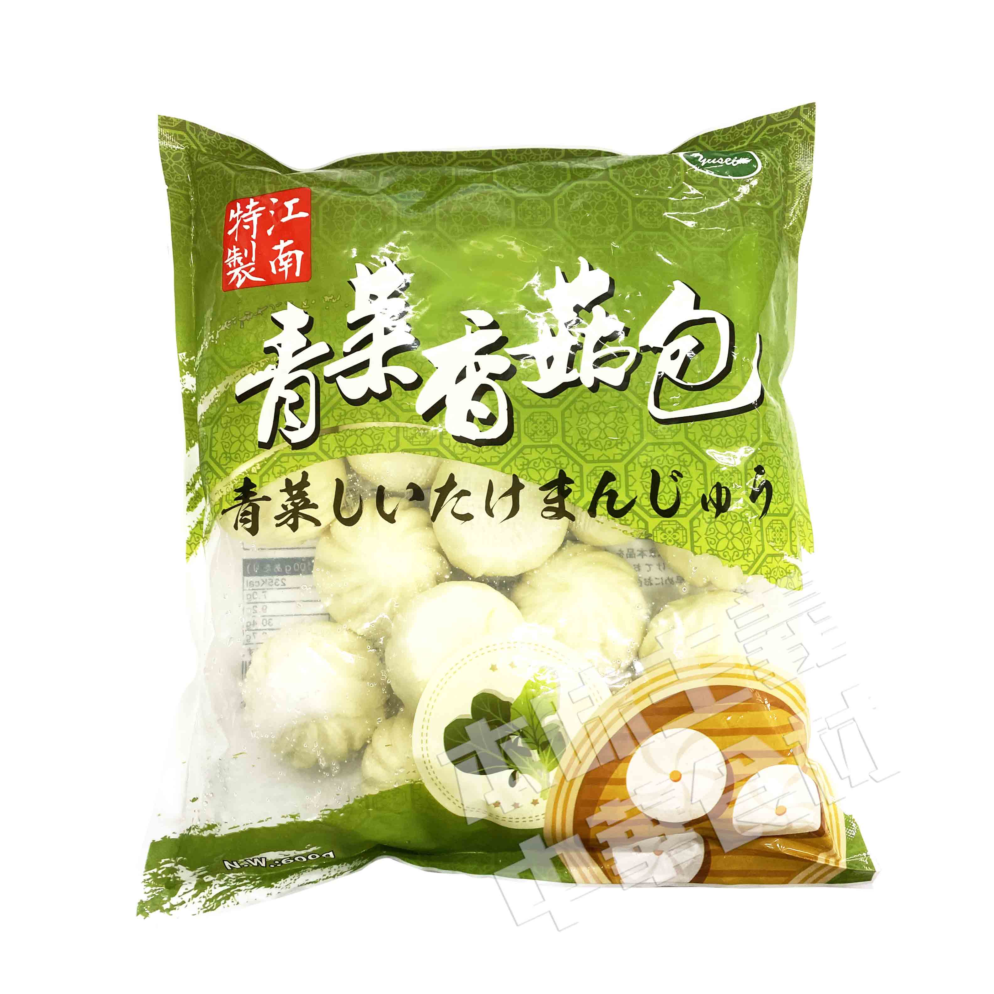 江南青菜香茹包(青菜まん)600g（20個入）中華食材 中国 しいたけ 青菜 おやつ 間食 お取り寄せ 冷凍