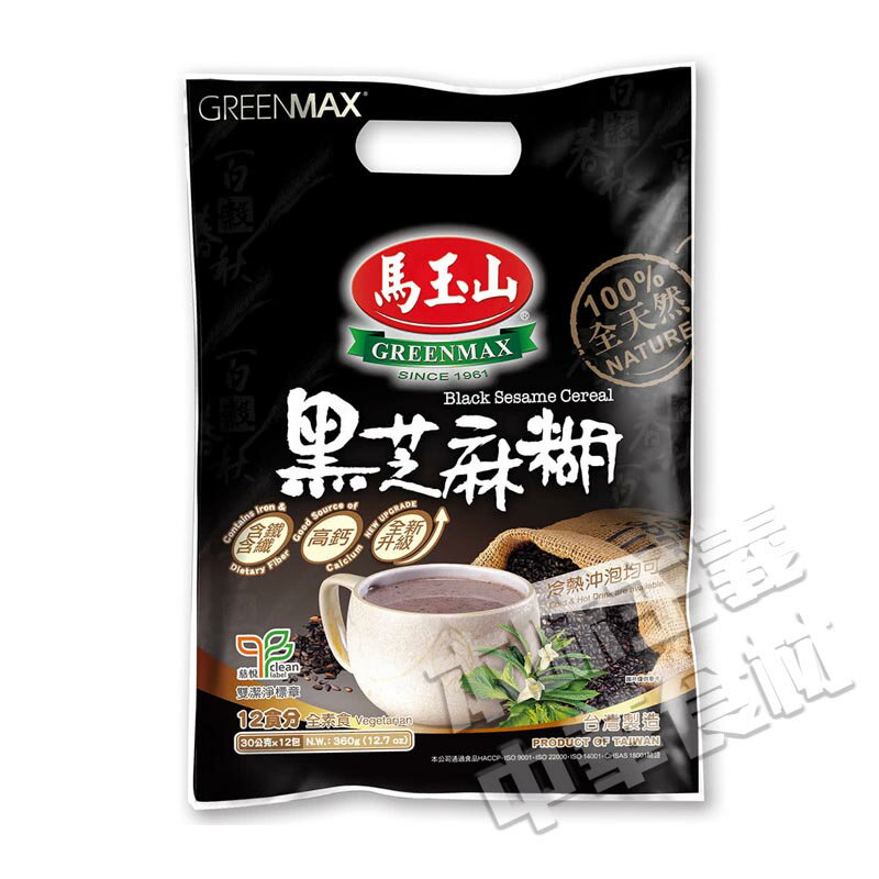 馬玉山 黒芝麻糊360g(12袋入り)のサムネイル