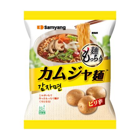 Noodles - SAMYANG三養 カムジャ麺 120g インスタントラーメン じゃがいも麺 もちもち食感 韓国ラーメン