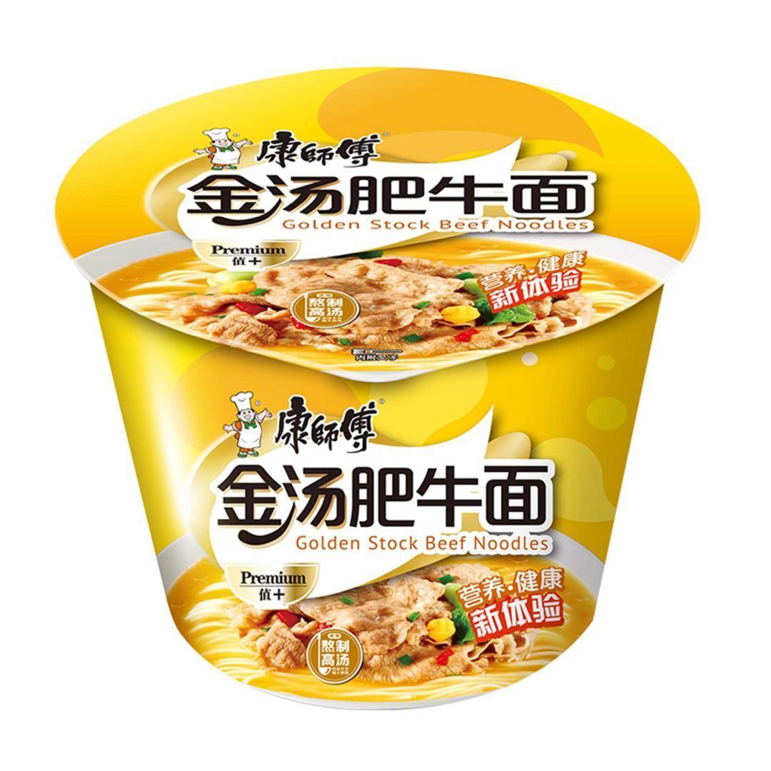 康師傅スープ肥牛面122g×12点【ケース販売】 方便麺 インスタント麺 (カップタイプ)
