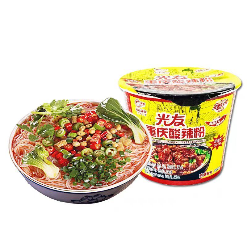 光友重慶酸辣粉(即席春雨)90g カップ麺 酸っぱくて辛い