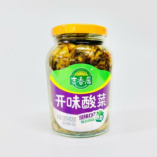 吉香居開味酸菜350g 高菜 漬物 辛口 おつまみ 吉香居開味酸菜350g 高菜 漬物 辛口 おつまみ