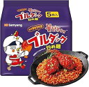SAMYANG三養 ヤンニョムチキンブルダック炒め麺(140g×5pc)インスタント麺 即席麺 韓国大人気のラーメン 韓式甜辣炸鶏火鶏麵