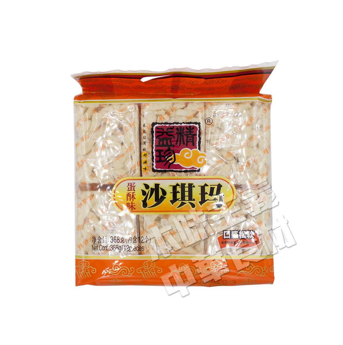 精益珍蛋酥味沙其瑪368g・卵風味サチマ 沙其瑪 沙其馬 卵味 揚げお菓子 中華食材 中華物産