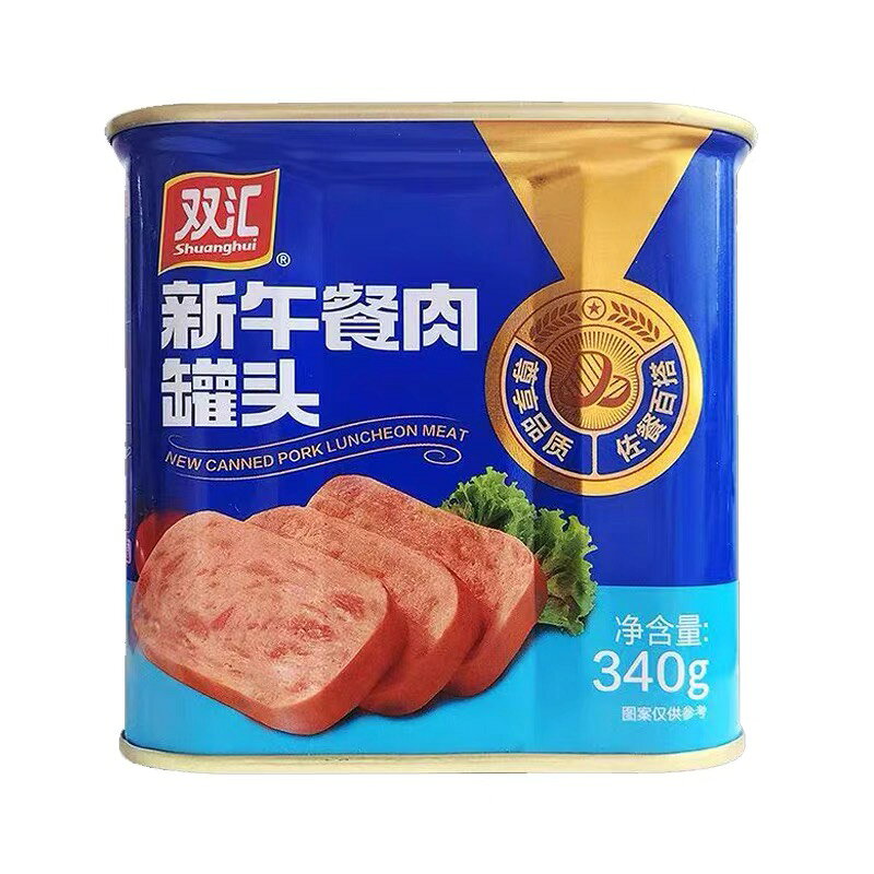 双匯 ランチョンミート 340g 缶 中華ハム スパム風 豚肉加工品 おかず 保存食 火鍋...