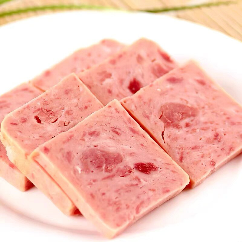 双匯 ランチョンミート 340g 缶 中華ハム スパム風 豚肉加工品 おかず 保存食 火鍋...