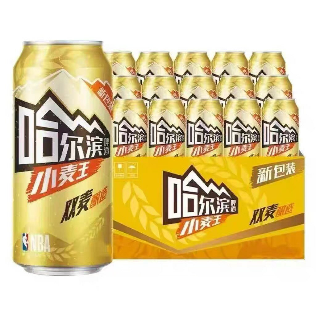 送料無料HARBINBEERハルビンビール小麦王ビール500ML12缶セット（1ケース）アルコール1