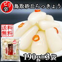 お中元 送料無料 ピリ辛らっきょう らっきょう漬け 国産 甘酢 170g×2袋 漬物 ピリ辛 おつまみ ご飯のお供 唐辛子 らっきょ メール便 ポスト投函 ピリ辛買い回り やみつき 岡山 父の日