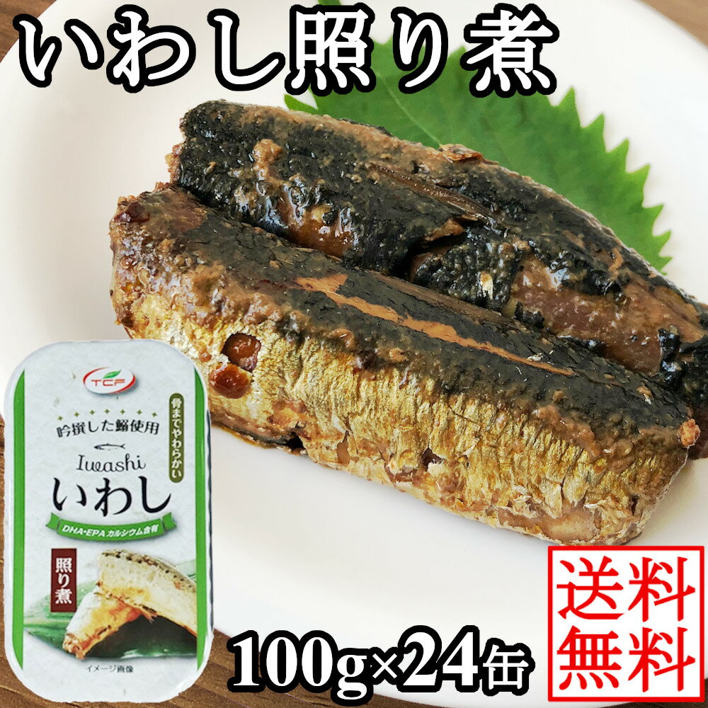 いわし 缶詰 照り煮 100gx24缶 イワシ 鰯 業務用 まとめ買い 買い置き 備蓄 おつまみ 缶詰 アテ 酒の肴 おつまみセット 【送料無料】