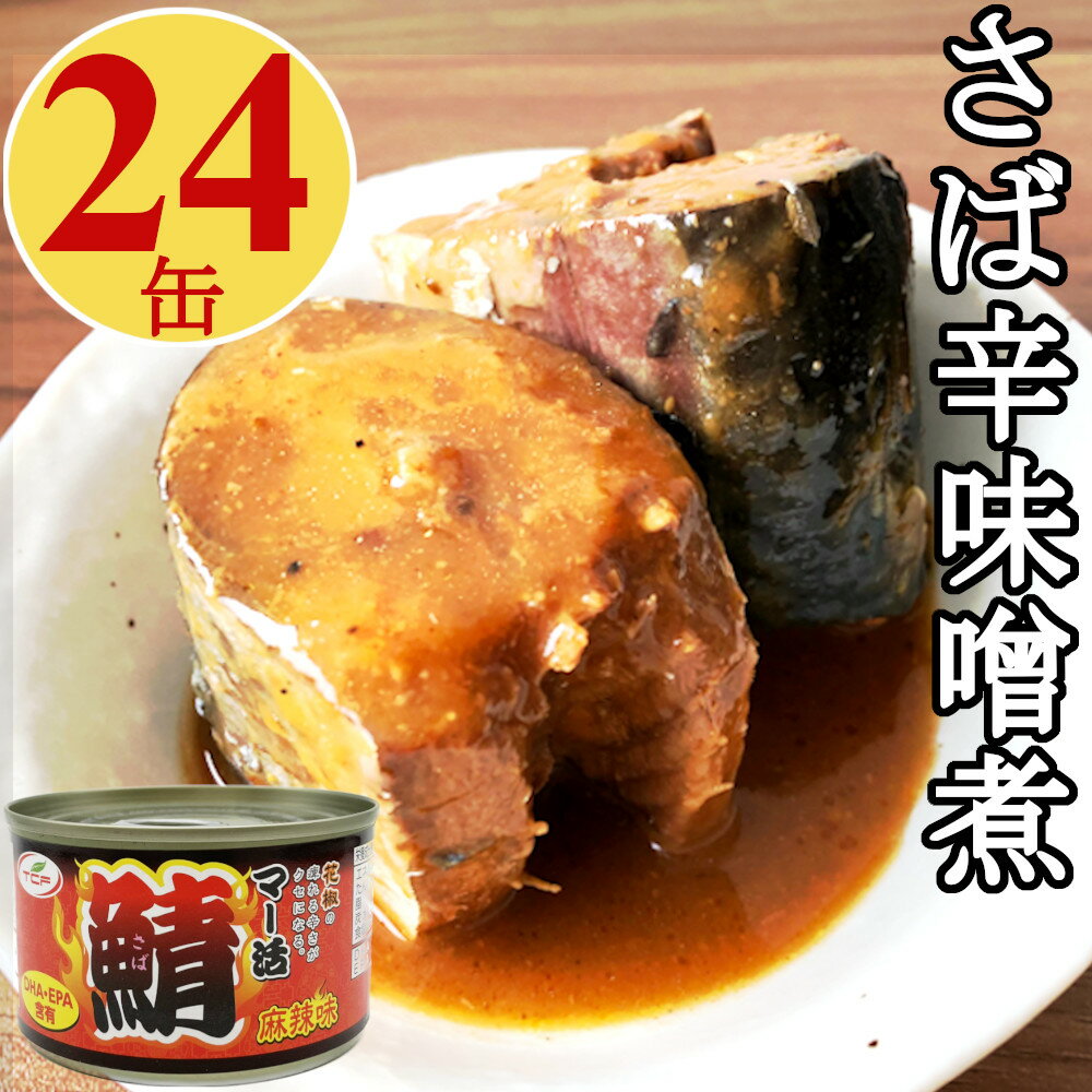 サバ缶 辛味噌煮 200gx24缶 マー活鯖缶詰 鯖 さば 缶詰 さば缶 おつまみ アテ 酒の肴 業務用 おつまみセット まとめ買い【送料無料】